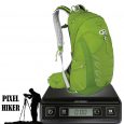 Picture of an Osprey Talon Backpack on a Scale