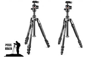 Picture of Two Styles of MANFROTTO BEFREE 2N1 COMBINATION ALUMINIUM TRIPOD MONOPOD