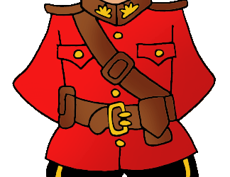Picture of a Canada Mountie with Warm Feet