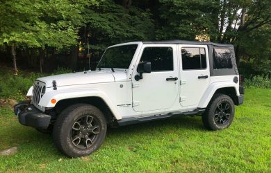 Jeep Wrangler Unlimited with Soft Top Installed